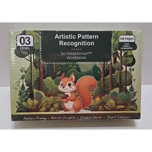 Little Curious Minds Artistic Pattern Recognition ScribbleSmart Workbook Lvl 03